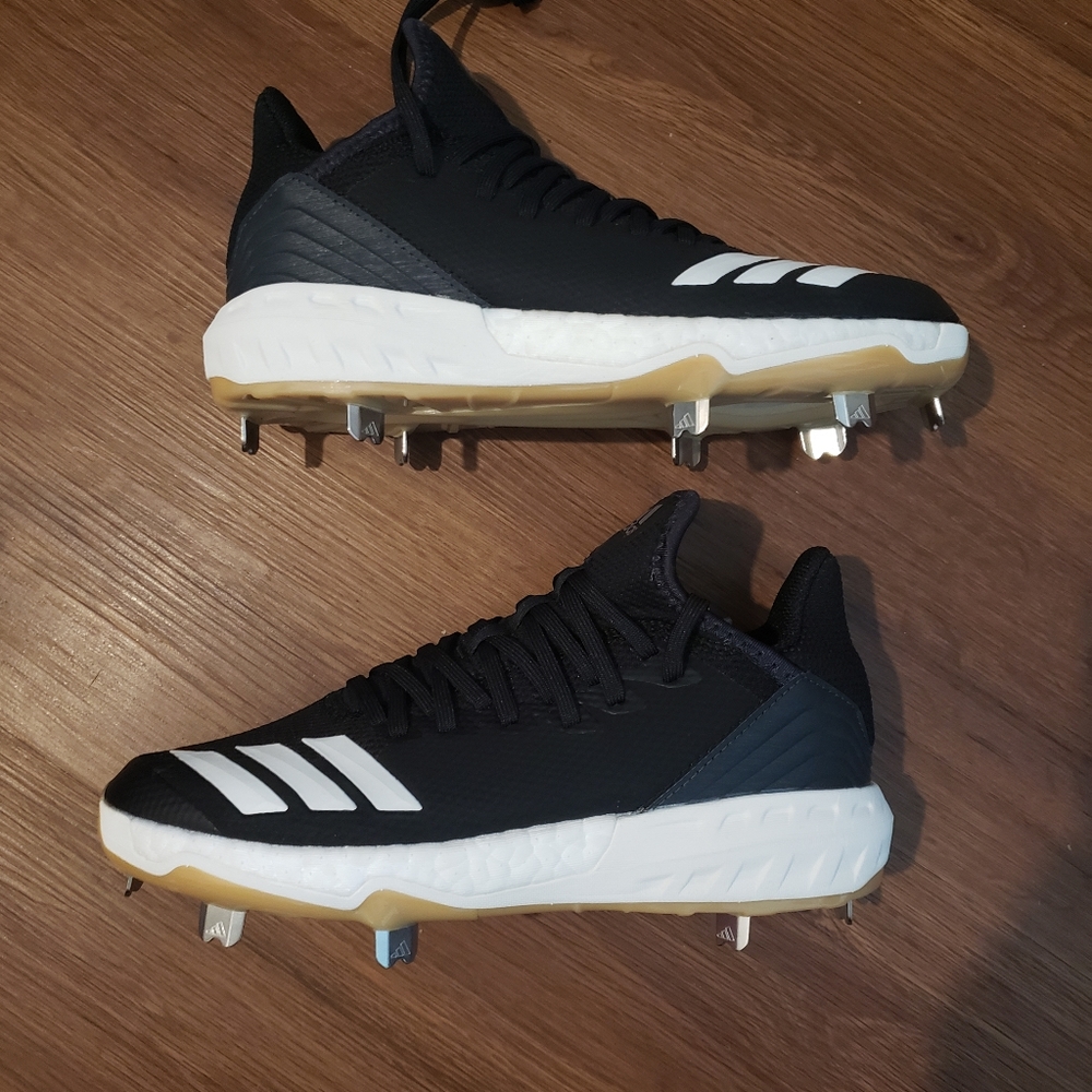 Adidas Boost Icon 4 Metal Baseball Cleats Black CG